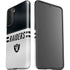 NFL Las Vegas Raiders White Striped Galaxy S21 Plus 5G Pro Case