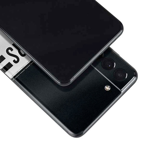 NFL Las Vegas Raiders White Striped Galaxy S21 Plus 5G Skin