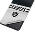 NFL Las Vegas Raiders White Striped Galaxy S21 Plus 5G Skin