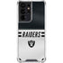 NFL Las Vegas Raiders White Striped Galaxy S21 Ultra 5G Clear Case