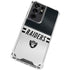 NFL Las Vegas Raiders White Striped Galaxy S21 Ultra 5G Clear Case