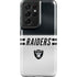 NFL Las Vegas Raiders White Striped Galaxy S21 Ultra 5G Pro Case