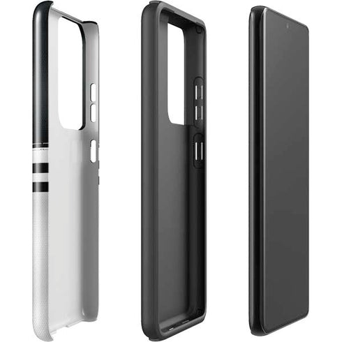 NFL Las Vegas Raiders White Striped Galaxy S21 Ultra 5G Pro Case