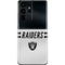 NFL Las Vegas Raiders White Striped Galaxy S21 Ultra 5G Skin