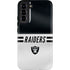 NFL Las Vegas Raiders White Striped Galaxy S22 Plus Pro Case