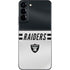 NFL Las Vegas Raiders White Striped Galaxy S22 Plus Skin