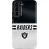 NFL Las Vegas Raiders White Striped Galaxy S22 Pro Case