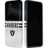NFL Las Vegas Raiders White Striped Galaxy S22 Pro Case