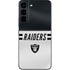 NFL Las Vegas Raiders White Striped Galaxy S22 Skin