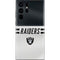 NFL Las Vegas Raiders White Striped Galaxy S22 Ultra Skin