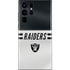 NFL Las Vegas Raiders White Striped Galaxy S22 Ultra Skin