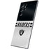 NFL Las Vegas Raiders White Striped Galaxy S22 Ultra Skin