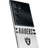 NFL Las Vegas Raiders White Striped Galaxy S22 Ultra Skin