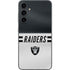 NFL Las Vegas Raiders White Striped Galaxy S23 FE Skin