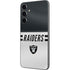 NFL Las Vegas Raiders White Striped Galaxy S23 FE Skin