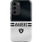 NFL Las Vegas Raiders White Striped Galaxy S23 Plus Pro Case