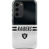 NFL Las Vegas Raiders White Striped Galaxy S23 Plus Pro Case