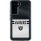 NFL Las Vegas Raiders White Striped Galaxy S23 Plus Waterproof Case
