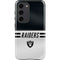 NFL Las Vegas Raiders White Striped Galaxy S23 Pro Case