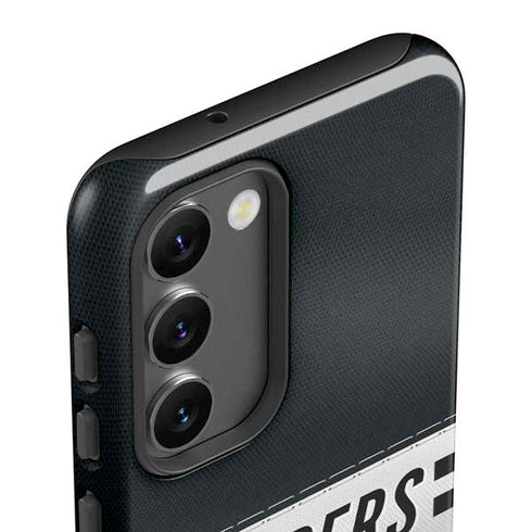 NFL Las Vegas Raiders White Striped Galaxy S23 Pro Case