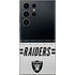 NFL Las Vegas Raiders White Striped Galaxy S23 Ultra Skin