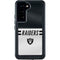 NFL Las Vegas Raiders White Striped Galaxy S23 Waterproof Case