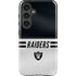 NFL Las Vegas Raiders White Striped Galaxy S24 Plus Impact Case
