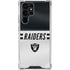 NFL Las Vegas Raiders White Striped Galaxy S24 Ultra Clear Case