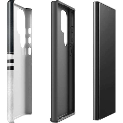 NFL Las Vegas Raiders White Striped Galaxy S24 Ultra Impact Case