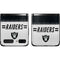 NFL Las Vegas Raiders White Striped Galaxy Z Flip Skin