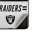NFL Las Vegas Raiders White Striped Galaxy Z Flip Skin