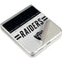 NFL Las Vegas Raiders White Striped Galaxy Z Flip3 5G Skin