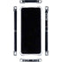 NFL Las Vegas Raiders White Striped Galaxy Z Flip5 5G Clear Case