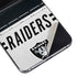 NFL Las Vegas Raiders White Striped Galaxy Z Flip5 5G Skin