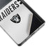 NFL Las Vegas Raiders White Striped Galaxy Z Fold2 5G Skin