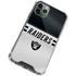 NFL Las Vegas Raiders White Striped iPhone 11 Pro Max Clear Case