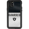 NFL Las Vegas Raiders White Striped iPhone 11 Pro Max Waterproof Case