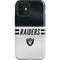NFL Las Vegas Raiders White Striped iPhone 12 Impact Case
