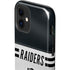 NFL Las Vegas Raiders White Striped iPhone 12 Impact Case