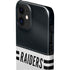 NFL Las Vegas Raiders White Striped iPhone 12 Mini Lite Case