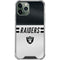 NFL Las Vegas Raiders White Striped iPhone 12 Pro Clear Case