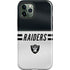 NFL Las Vegas Raiders White Striped iPhone 12 Pro Impact Case