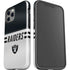 NFL Las Vegas Raiders White Striped iPhone 12 Pro Impact Case