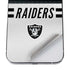 NFL Las Vegas Raiders White Striped iPhone 12 Pro Max Skin