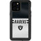 NFL Las Vegas Raiders White Striped iPhone 12 Pro Max Waterproof Case