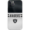 NFL Las Vegas Raiders White Striped iPhone 12 Pro Skin