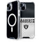 NFL Las Vegas Raiders White Striped iPhone 13 MagSafe Case