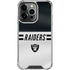 NFL Las Vegas Raiders White Striped iPhone 13 Pro Clear Case