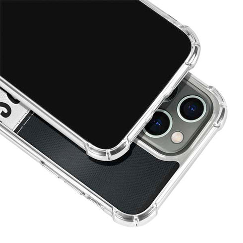 NFL Las Vegas Raiders White Striped iPhone 13 Pro Clear Case