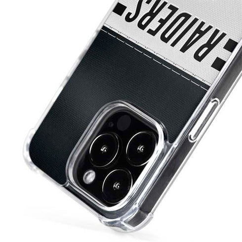 NFL Las Vegas Raiders White Striped iPhone 13 Pro MagSafe Case